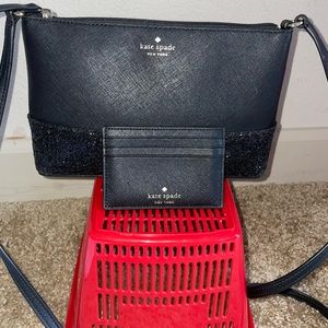 Kate spade crossing body w/ card holder